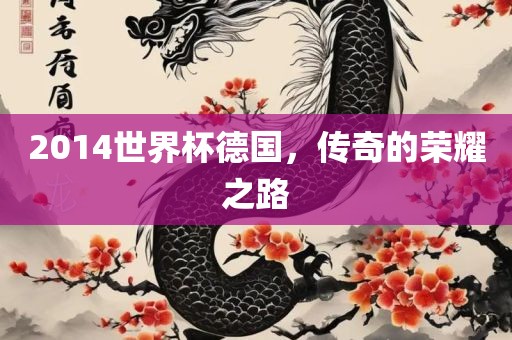 2014世界杯德国，传奇的荣耀之路