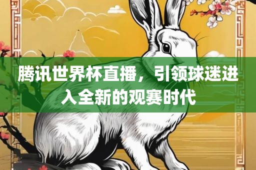 腾讯世界杯直播，引领球迷进入全新的观赛时代