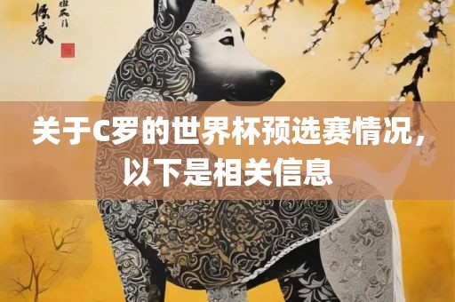 关于C罗的世界杯预选赛情况，以下是相关信息