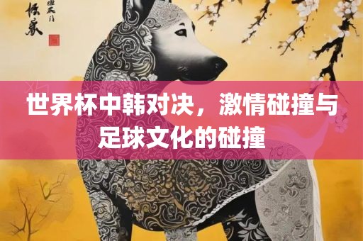 世界杯中韩对决，激情碰撞与足球文化的碰撞