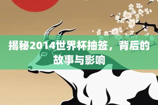 揭秘2014世界杯抽签，背后的故事与影响