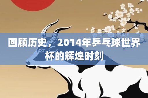 回顾历史，2014年乒乓球世界杯的辉煌时刻
