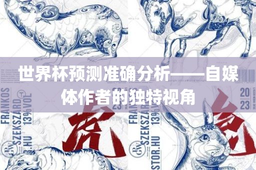 世界杯预测准确分析——自媒体作者的独特视角