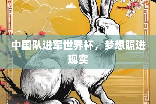 中国队进军世界杯，梦想照进现实