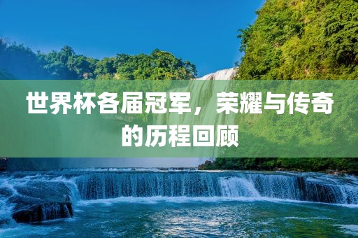 世界杯各届冠军，荣耀与传奇的历程回顾