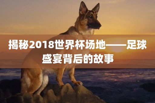 揭秘2018世界杯场地——足球盛宴背后的故事