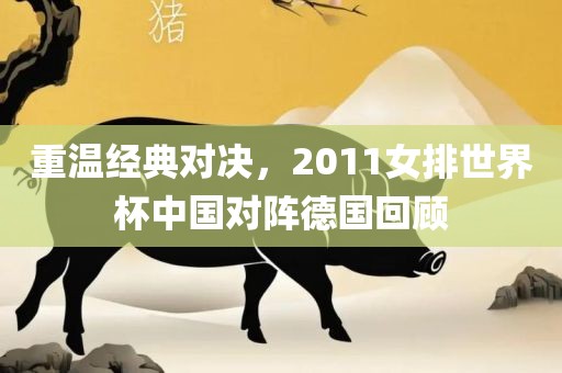 重温经典对决，2011女排世界杯中国对阵德国回顾