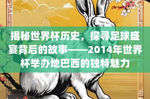 揭秘世界杯历史，探寻足球盛宴背后的故事——2014年世界杯举办地巴西的独特魅力