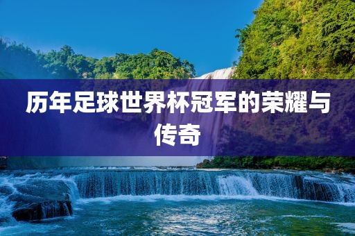 历年足球世界杯冠军的荣耀与传奇