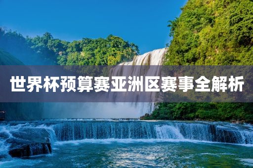 世界杯预算赛亚洲区赛事全解析