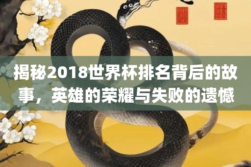 揭秘2018世界杯排名背后的故事，英雄的荣耀与失败的遗憾