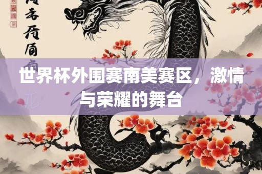 世界杯外围赛南美赛区，激情与荣耀的舞台