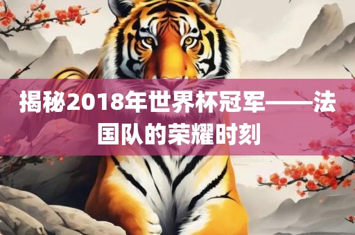 揭秘2018年世界杯冠军——法国队的荣耀时刻