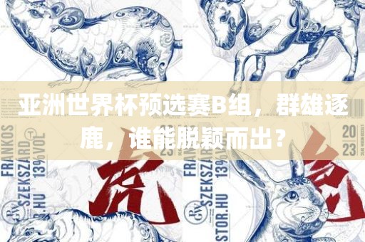 亚洲世界杯预选赛B组，群雄逐鹿，谁能脱颖而出？