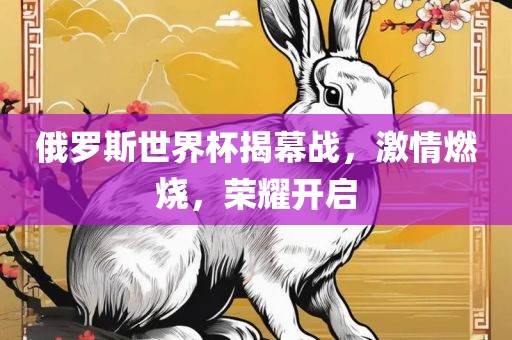俄罗斯世界杯揭幕战，激情燃烧，荣耀开启