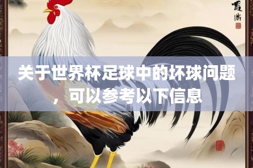 关于世界杯足球中的坏球问题，可以参考以下信息