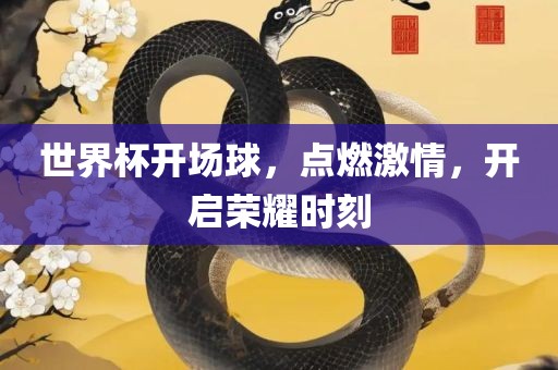 世界杯开场球，点燃激情，开启荣耀时刻