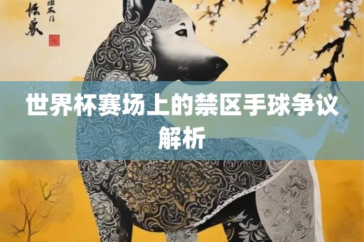世界杯赛场上的禁区手球争议解析