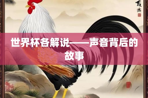 世界杯各解说——声音背后的故事