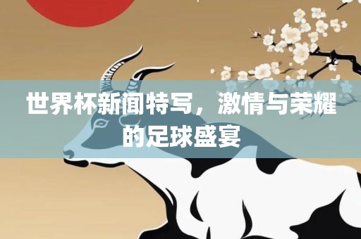 世界杯新闻特写，激情与荣耀的足球盛宴