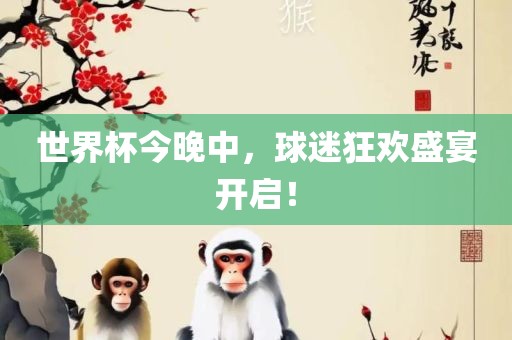 世界杯今晚中，球迷狂欢盛宴开启！