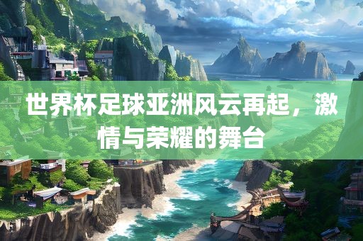 世界杯足球亚洲风云再起，激情与荣耀的舞台
