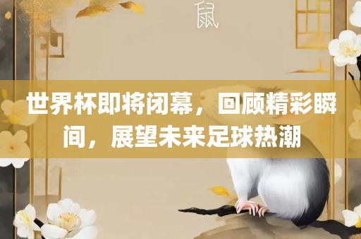 世界杯即将闭幕，回顾精彩瞬间，展望未来足球热潮