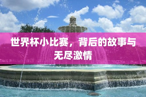 世界杯小比赛，背后的故事与无尽激情